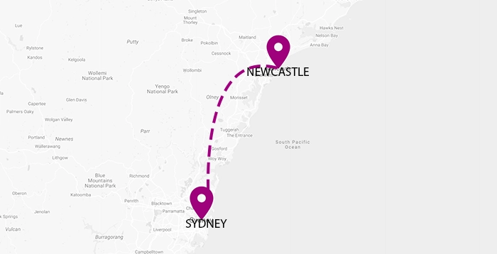 Sydney to Newcastle Removalists